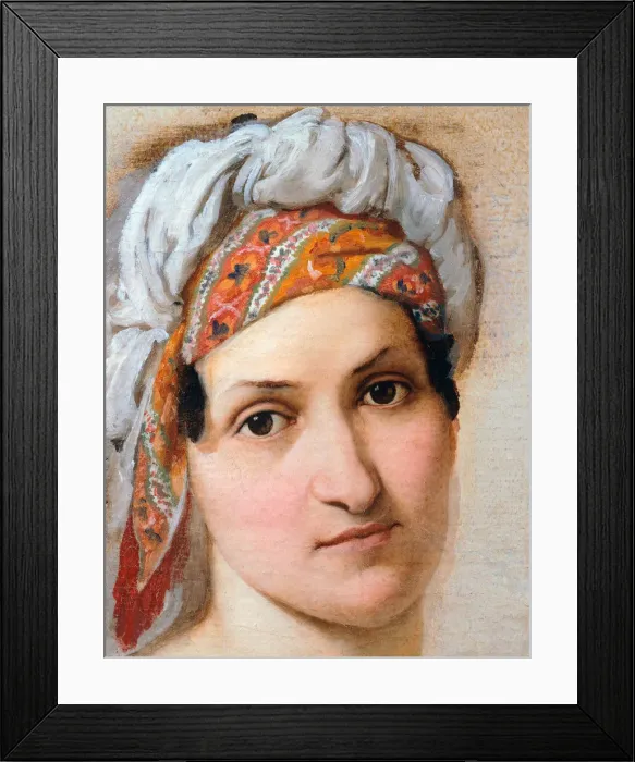 Framed Print : Ritratto della moglie Vincenza Scaccia, 1816. Creator: Hayez, Francesco (1791-1882) Framed Print : Ritratto della moglie Vincenza Scaccia, 1816. Creator: Hayez, Francesco (1791-1882)