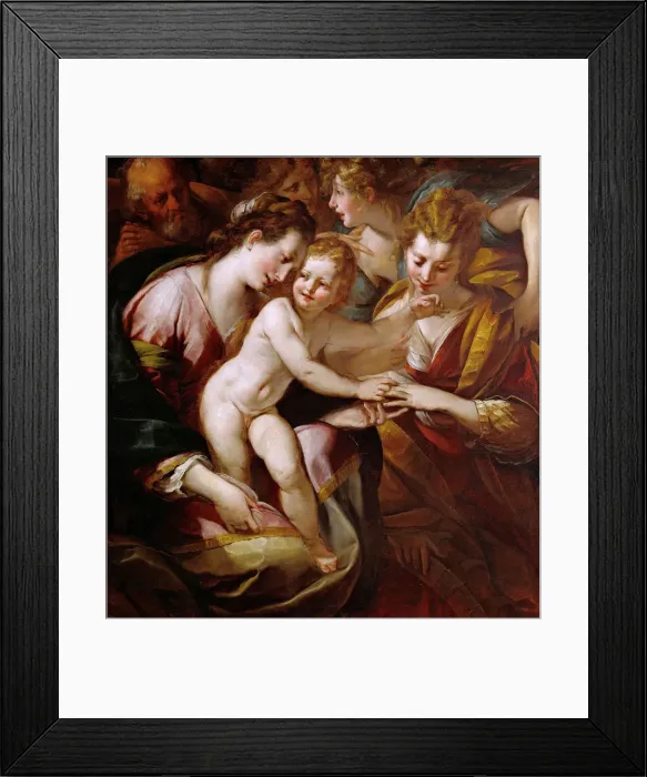 Framed Print : The Mystical Marriage of Saint Catherine, c. 1616-1618. Creator: Procaccini, Giulio Cesare Framed Print : The Mystical Marriage of Saint Catherine, c. 1616-1618. Creator: Procaccini, Giulio Cesare