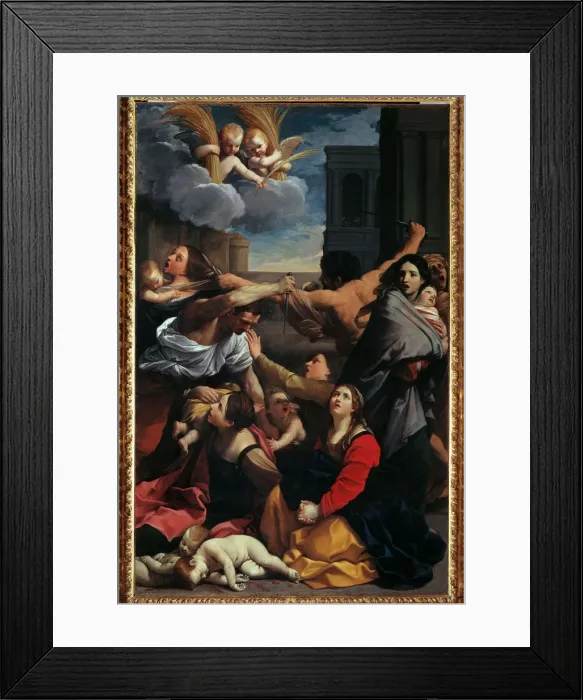 Framed Print : The Massacre of the Innocents, 1611. Creator: Reni, Guido (1575-1642) Framed Print : The Massacre of the Innocents, 1611. Creator: Reni, Guido (1575-1642)