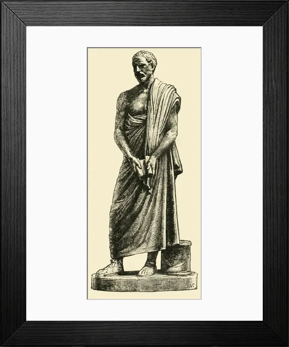 Framed Print : Demosthenes, 1890. Creator: Unknown Framed Print : Demosthenes, 1890. Creator: Unknown