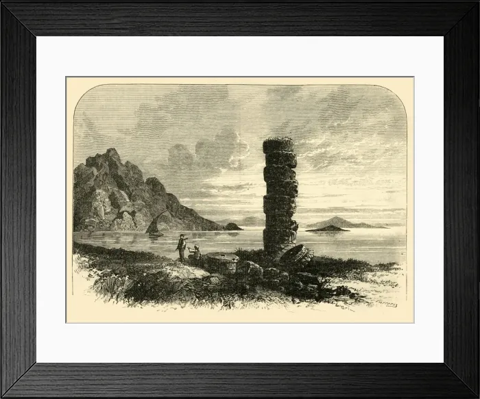 Framed Print : On the Coast of Samos, 1890. Creator: Unknown Framed Print : On the Coast of Samos, 1890. Creator: Unknown