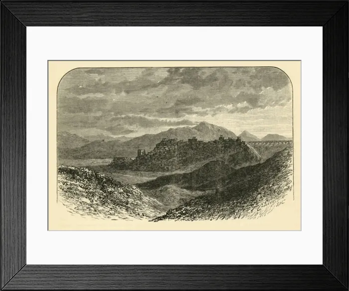 Framed Print : Ruins of Thebes, 1890. Creator: Unknown Framed Print : Ruins of Thebes, 1890. Creator: Unknown