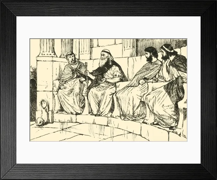 Framed Print : Timelon in the Syracusan Assembly, 1890. Creator: Unknown Framed Print : Timelon in the Syracusan Assembly, 1890. Creator: Unknown