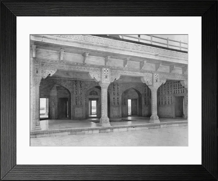 Framed Print : Agra. A Room in the Jasmine Tower, c1910. Creator: Unknown Framed Print : Agra. A Room in the Jasmine Tower, c1910. Creator: Unknown
