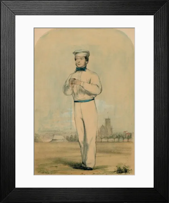 Framed Print : John Wisden, c1850s. Creator: Unknown Framed Print : John Wisden, c1850s. Creator: Unknown