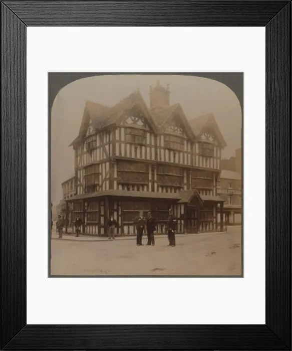 Framed Print : A Relic of the time of James I, (1603-25), the Old House, Hereford, England, c1910 Framed Print : A Relic of the time of James I, (1603-25), the Old House, Hereford, England, c1910