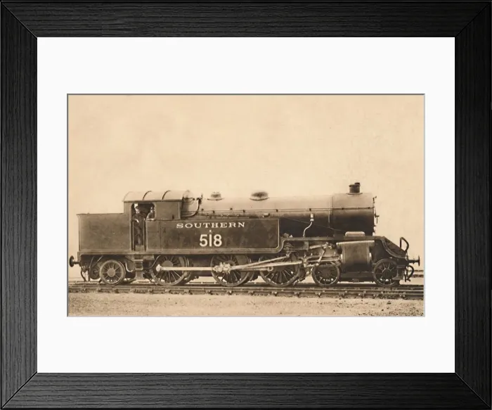 Framed Print : 4. 6. 2. Tank Engine No. E. 518, early 1900s. Creator: Unknown Framed Print : 4. 6. 2. Tank Engine No. E. 518, early 1900s. Creator: Unknown
