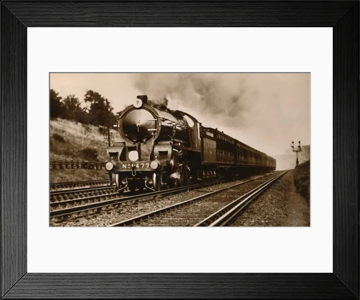 Framed Print : The S. R. West of England Express Passing Earlsfield, early 20th century. Creator: Unknown Framed Print : The S. R. West of England Express Passing Earlsfield, early 20th century. Creator: Unknown