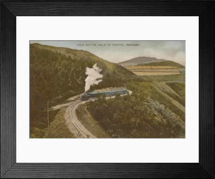 Framed Print : View on the Vale of Rheidol Railway, early 20th century. Creator: Unknown Framed Print : View on the Vale of Rheidol Railway, early 20th century. Creator: Unknown