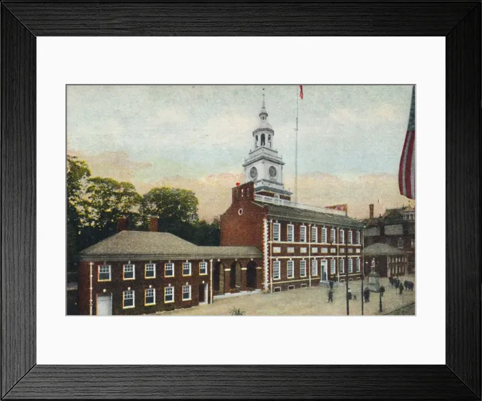 Framed Print : Independence Hall, Philadelphia, Pennsylvania, USA, c1910. Creator: Unknown Framed Print : Independence Hall, Philadelphia, Pennsylvania, USA, c1910. Creator: Unknown
