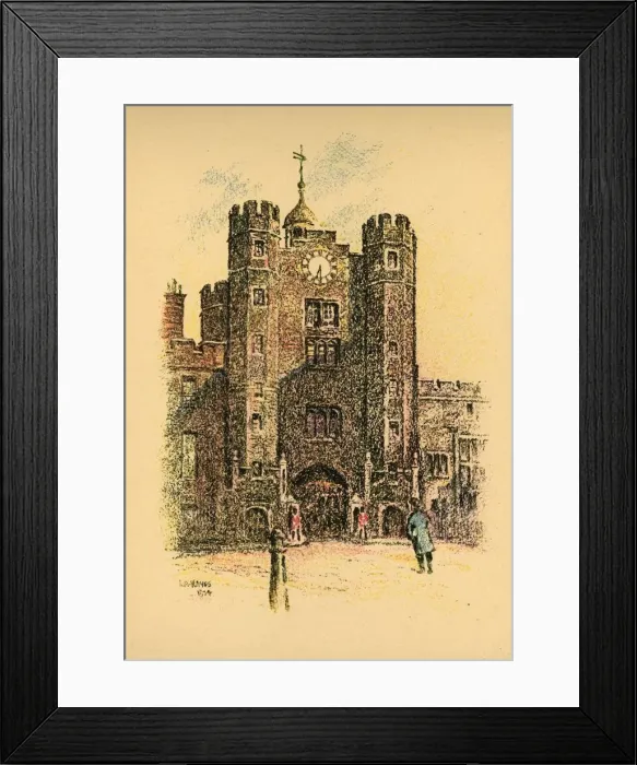 Framed Print : St. James Palace, 1924. Creator: L A Hayes Framed Print : St. James Palace, 1924. Creator: L A Hayes