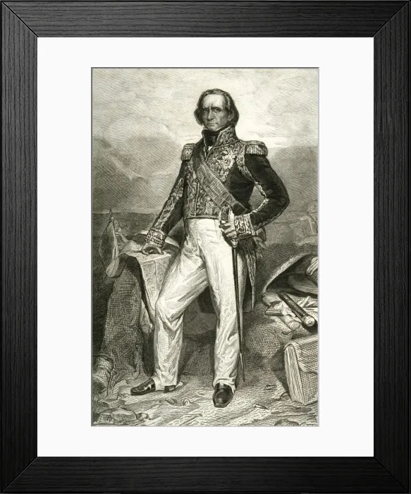Framed Print : Nicolas Jean de Dieu Soult, 1804, (1839). Creator: Johannes de Mare Framed Print : Nicolas Jean de Dieu Soult, 1804, (1839). Creator: Johannes de Mare