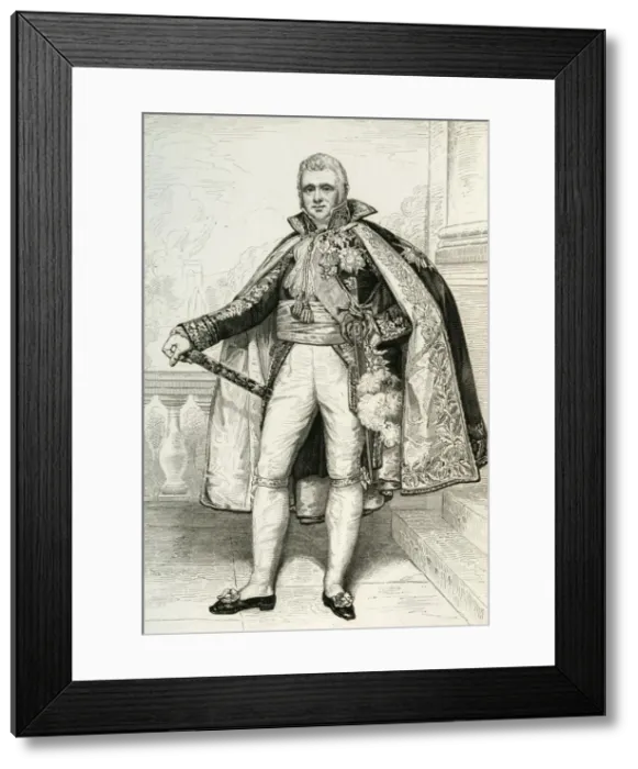 Framed Print : Claude Victor Perrin, 1804, (1839). Creator: Migneret Framed Print : Claude Victor Perrin, 1804, (1839). Creator: Migneret
