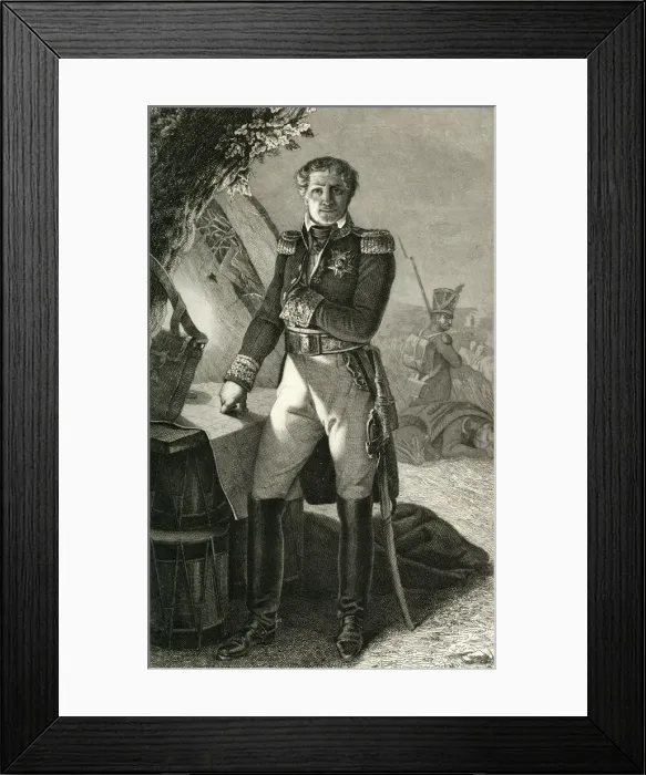 Framed Print : Laurent Gouvion Saint-Cyr, 1804, (1839). Creator: Julien Leopold Boilly Framed Print : Laurent Gouvion Saint-Cyr, 1804, (1839). Creator: Julien Leopold Boilly