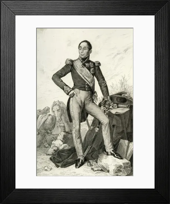 Framed Print : Emmanuel de Grouchy, marquis de Grouchy, 1804, (1839). Creator: Geille Framed Print : Emmanuel de Grouchy, marquis de Grouchy, 1804, (1839). Creator: Geille