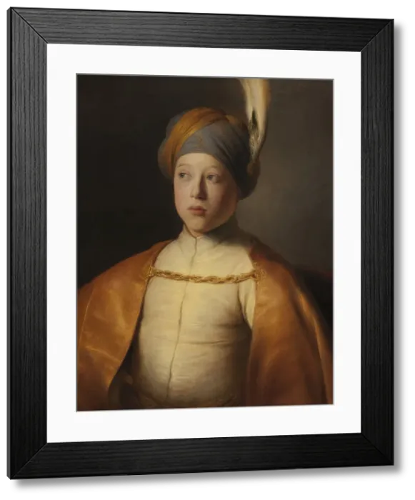 Framed Print : Boy in a Cape and Turban (Portrait of Prince Rupert of the Palatinate), ca 1631 Framed Print : Boy in a Cape and Turban (Portrait of Prince Rupert of the Palatinate), ca 1631