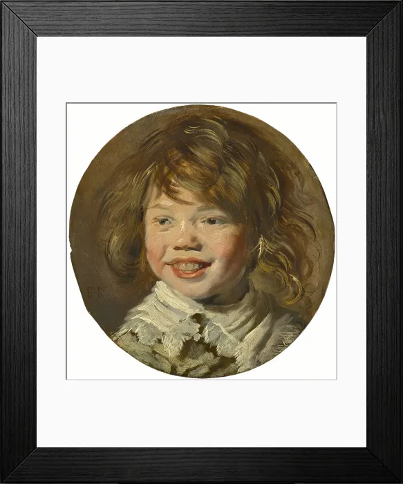 Framed Print : Smiling boy, ca 1625. Creator: Hals, Frans I (1581-1666) Framed Print : Smiling boy, ca 1625. Creator: Hals, Frans I (1581-1666)