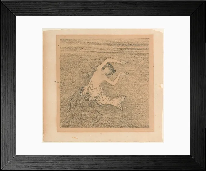 Framed Print : Figurine to one of the Rhine daughters for The Rhinegold by Richard Wagner, c Framed Print : Figurine to one of the Rhine daughters for The Rhinegold by Richard Wagner, c