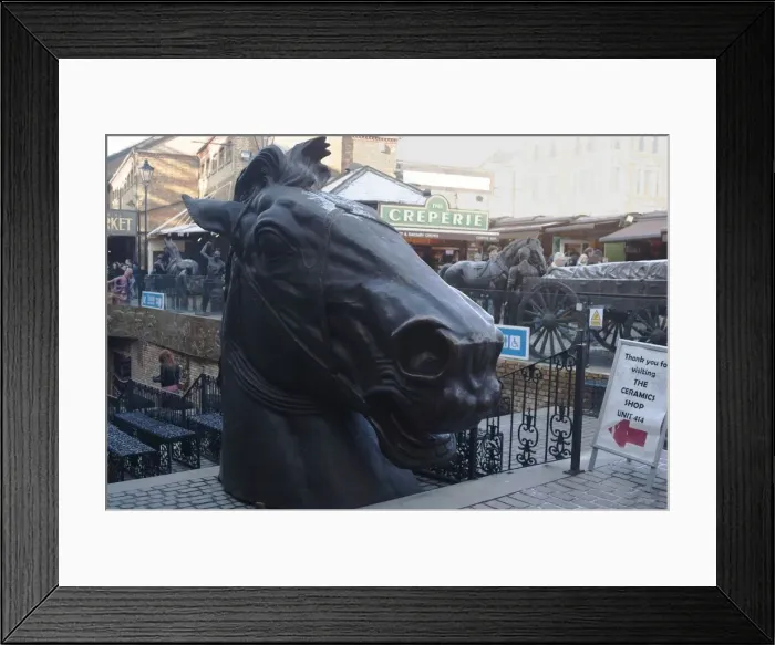 Framed Print : Camden Lock, London, UK, 30  /  1  /  10. Creator: Ethel Davies