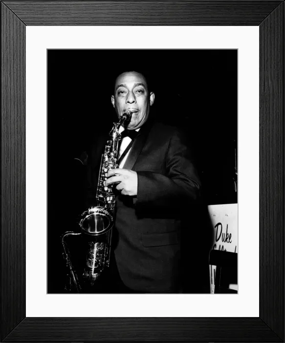 Framed Print : Johnny Hodges, Duke Ellington Band, 1962. Creator: Brian Foskett Framed Print : Johnny Hodges, Duke Ellington Band, 1962. Creator: Brian Foskett