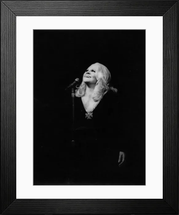 Framed Print : Peggy Lee, Royal Albert Hall, London, 1970. Creator: Brian Foskett Framed Print : Peggy Lee, Royal Albert Hall, London, 1970. Creator: Brian Foskett