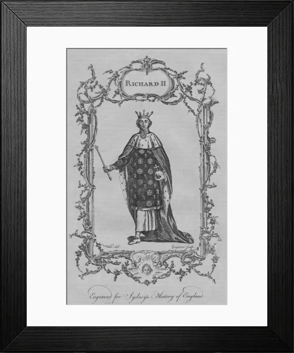 Framed Print : Richard II, 1773. Creator: Charles Grignion Framed Print : Richard II, 1773. Creator: Charles Grignion