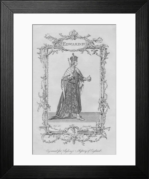 Framed Print : Edward IV, 1773. Creator: Unknown Framed Print : Edward IV, 1773. Creator: Unknown