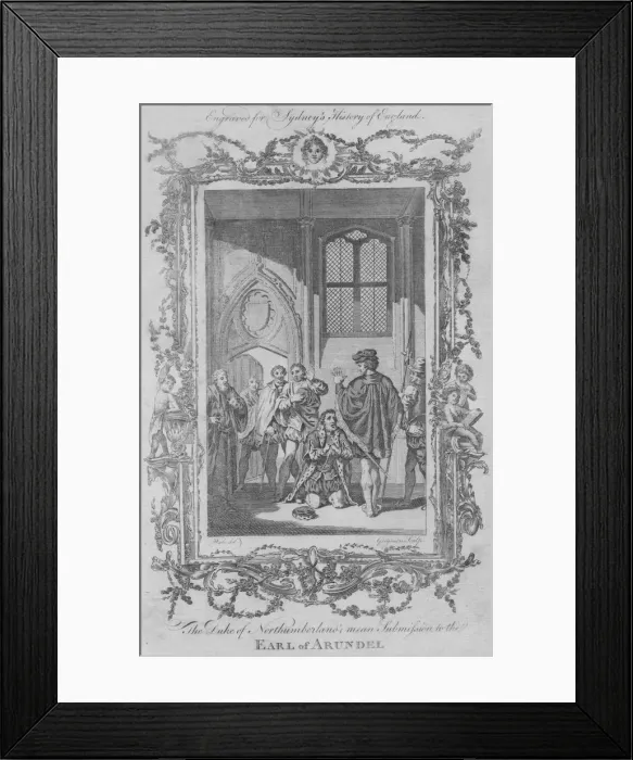 Framed Print : The Duke of Northumberland mean Submission to the Earl of Arundel, 1773. Creator Framed Print : The Duke of Northumberland mean Submission to the Earl of Arundel, 1773. Creator