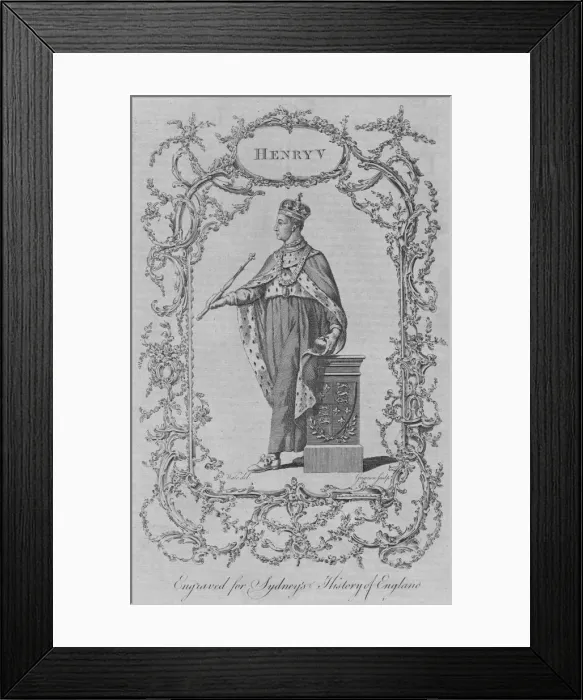 Framed Print : Henry V, 1773. Creator: Charles Grignion Framed Print : Henry V, 1773. Creator: Charles Grignion