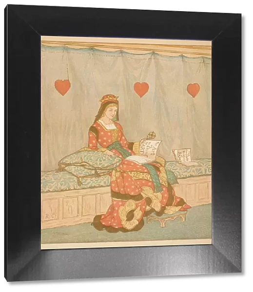 The Queen of Hearts, She made some Tarts, 1880. Creator: Randolph Caldecott