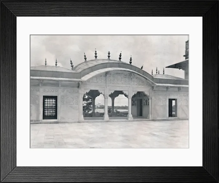 Framed Print : Agra. The Khas Mahal shewing the Taj, c1910. Creator: Unknown Framed Print : Agra. The Khas Mahal shewing the Taj, c1910. Creator: Unknown