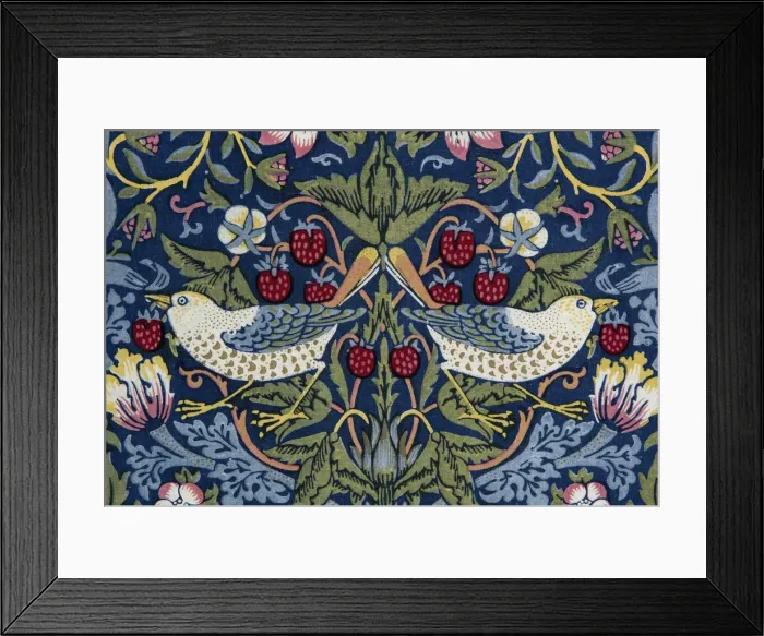 Framed Print : Decorative fabric, 1883. Creator: Morris, William, Morris Tapestry Works (1834-1896) Framed Print : Decorative fabric, 1883. Creator: Morris, William, Morris Tapestry Works (1834-1896)