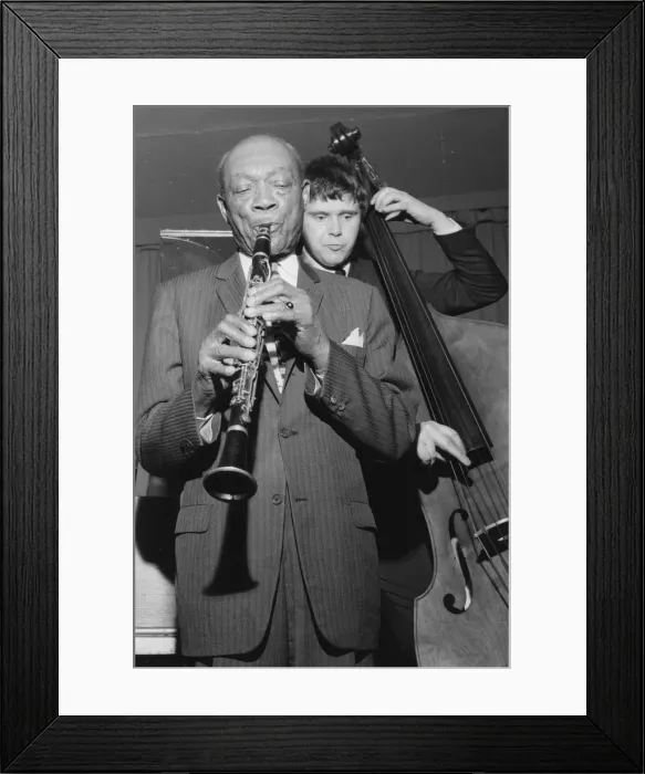Framed Print : Edmond Hall, Mick Gilligan and the Alan Elsdon Band, 1966. Creator: Brian Foskett Framed Print : Edmond Hall, Mick Gilligan and the Alan Elsdon Band, 1966. Creator: Brian Foskett