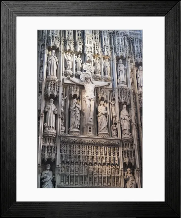 Framed Print : St Albans Cathedral, St Albans, Hertfordshire, England, UK, 4 / 6 / 10. Creator: Ethel Davies Framed Print : St Albans Cathedral, St Albans, Hertfordshire, England, UK, 4 / 6 / 10. Creator: Ethel Davies