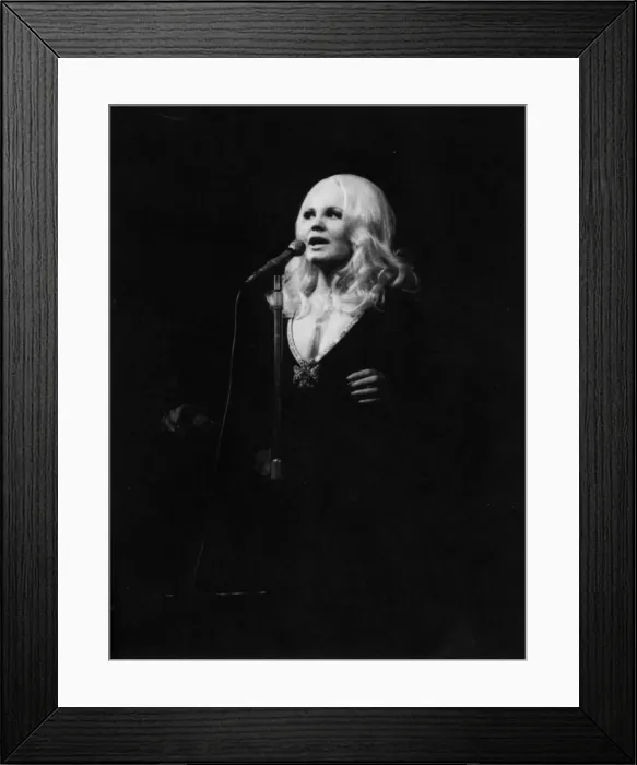 Framed Print : Peggy Lee, Royal Albert Hall, London, 1970. Creator: Brian Foskett Framed Print : Peggy Lee, Royal Albert Hall, London, 1970. Creator: Brian Foskett