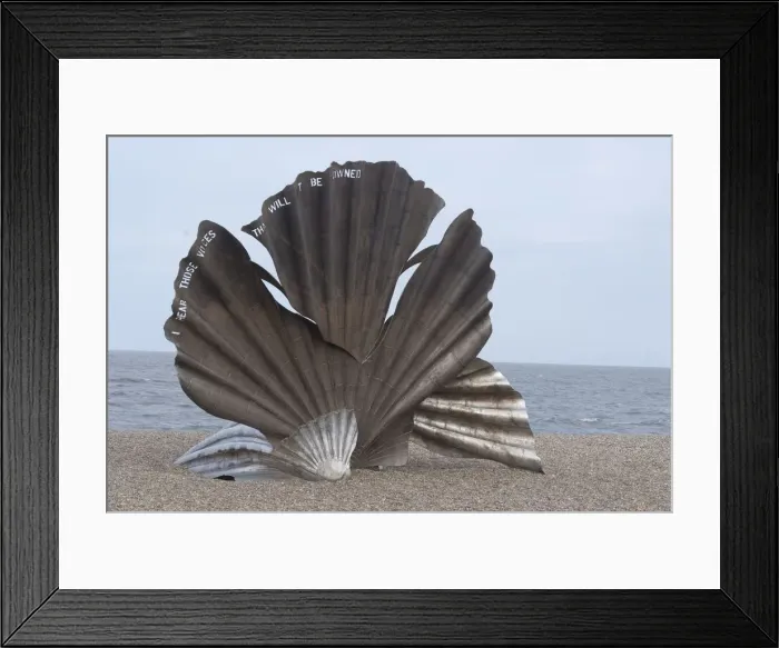 Framed Print : Hamblings Scallop, Aldeburgh, Suffolk, UK, 25 / 5 / 10. Creator: Ethel Davies Framed Print : Hamblings Scallop, Aldeburgh, Suffolk, UK, 25 / 5 / 10. Creator: Ethel Davies