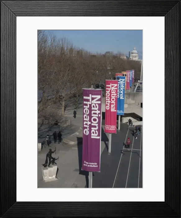 Framed Print : National Theatre, South Bank, London, England, UK, 16 / 3 / 10. Creator: Ethel Davies Framed Print : National Theatre, South Bank, London, England, UK, 16 / 3 / 10. Creator: Ethel Davies