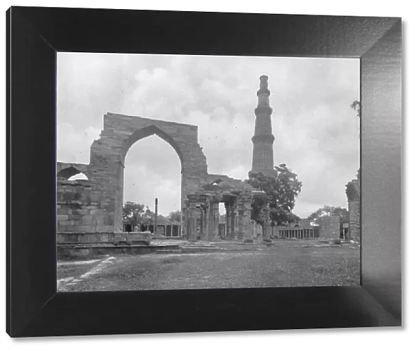 Delhi. - General View of Kutub Mosque and Ruins -, c1910. Creator: Unknown