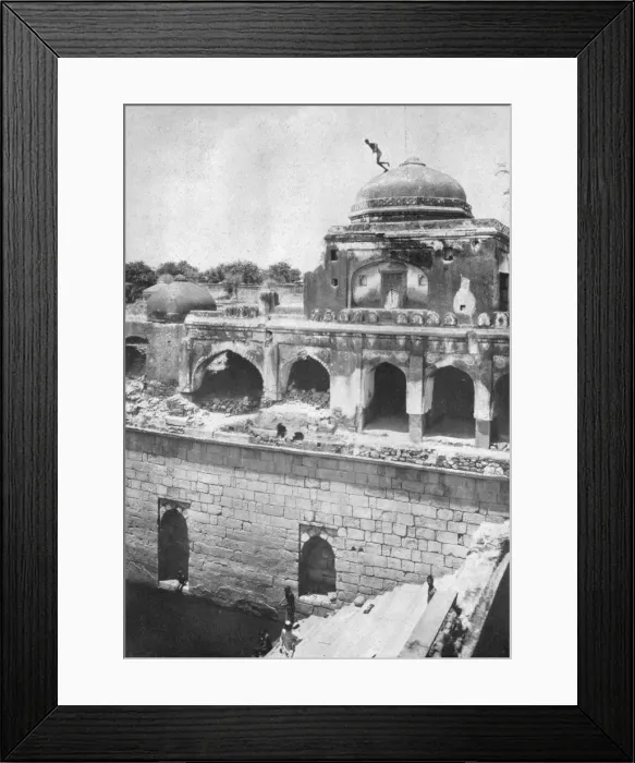 Framed Print : Delhi. A Perilious Dive, c1910. Creator: Unknown Framed Print : Delhi. A Perilious Dive, c1910. Creator: Unknown