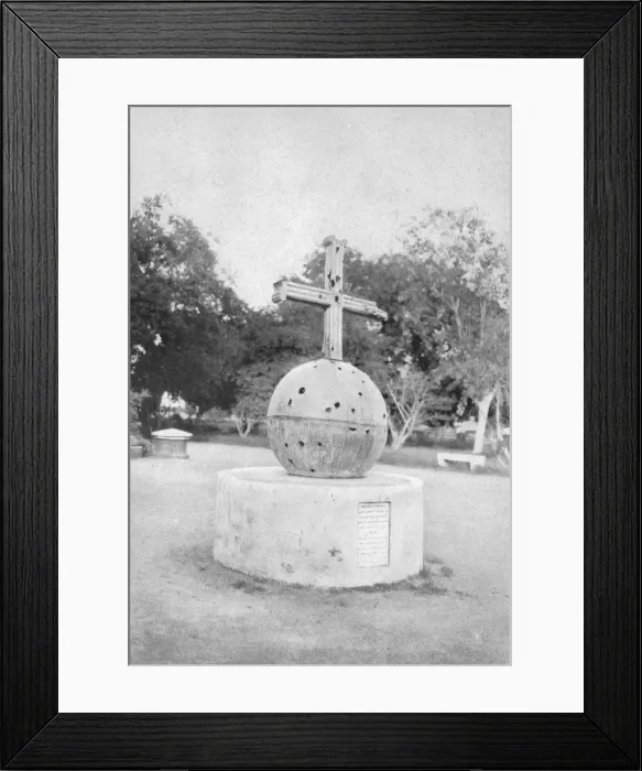 Framed Print : A Mutiny Relic - The Cross from Delhi Church, c1910. Creator: Unknown Framed Print : A Mutiny Relic - The Cross from Delhi Church, c1910. Creator: Unknown