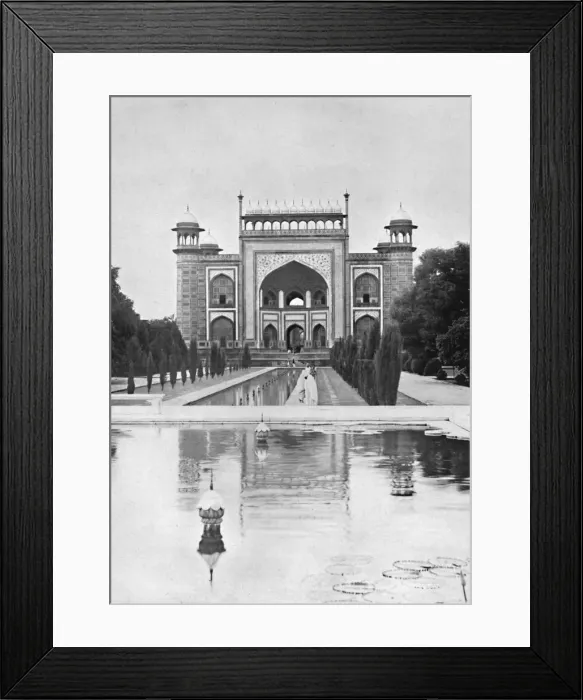 Framed Print : Agra. The Gateway of the Taj Mahal, c1910. Creator: Unknown Framed Print : Agra. The Gateway of the Taj Mahal, c1910. Creator: Unknown