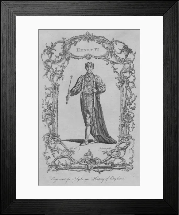 Framed Print : Henry VI, 1773. Creator: Charles Grignion