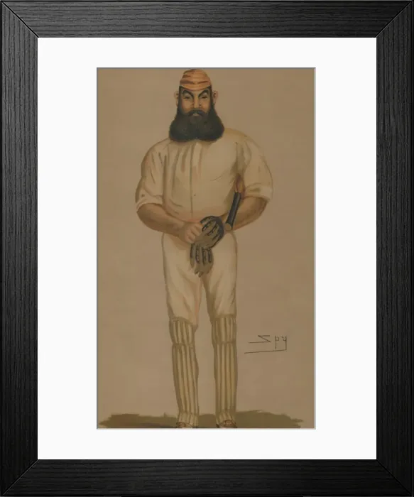 Framed Print : Cricket, 1877. Creator: Sir Leslie Matthew Ward Framed Print : Cricket, 1877. Creator: Sir Leslie Matthew Ward