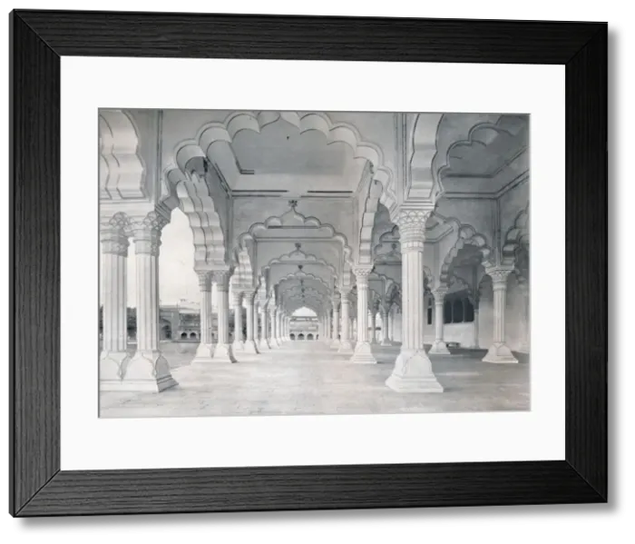 Framed Print : Agra. The Dewan-i-am, or Hall of Public Audience, c1910. Creator: Unknown Framed Print : Agra. The Dewan-i-am, or Hall of Public Audience, c1910. Creator: Unknown