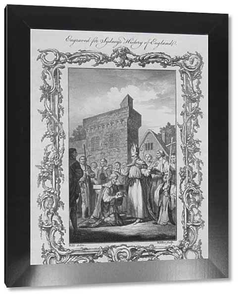 Paulinus baptising Edwin, the first Christian King of Northumberland, at York, 1773