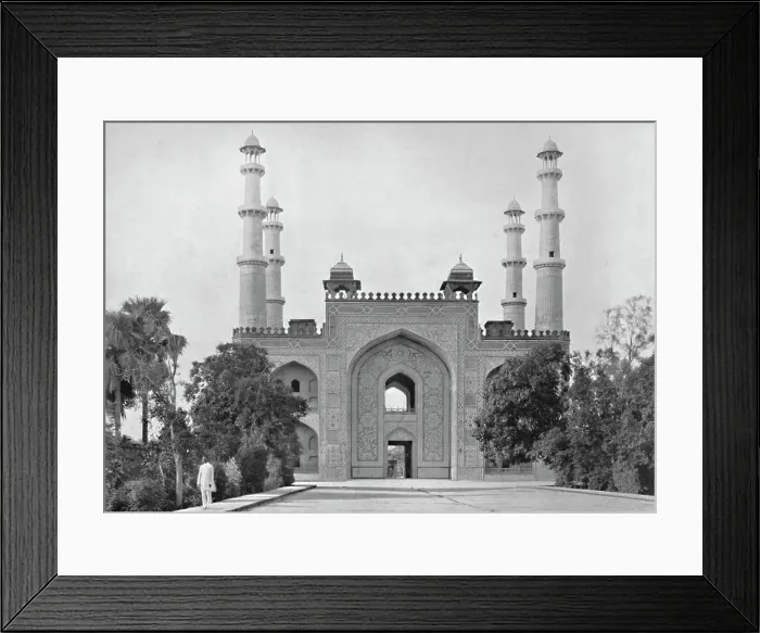 Framed Print : Sikandra. Gateway of the Tomb of Akbar, c1910. Creator: Unknown Framed Print : Sikandra. Gateway of the Tomb of Akbar, c1910. Creator: Unknown