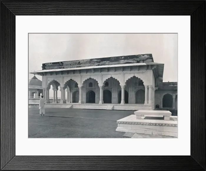 Framed Print : Agra. The Dewan-i-Khas or Hall of Public Audience, c1910. Creator: Unknown Framed Print : Agra. The Dewan-i-Khas or Hall of Public Audience, c1910. Creator: Unknown
