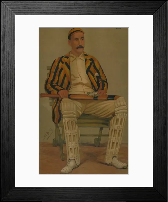 Framed Print : Yorkshire Cricket, 1892. Creator: Sir Leslie Matthew Ward Framed Print : Yorkshire Cricket, 1892. Creator: Sir Leslie Matthew Ward