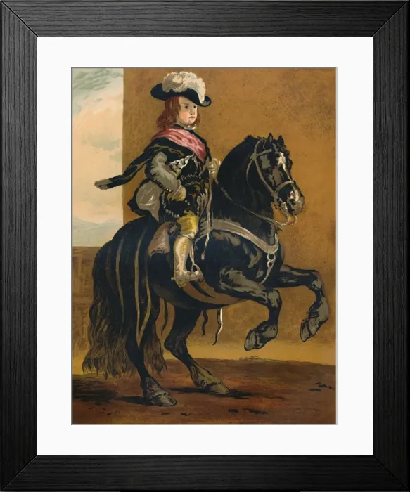 Framed Print : A Pupil of La Haute Ecole - Don Balthazar, Infante of Spain, c1640, (c1879. ) Creator Framed Print : A Pupil of La Haute Ecole - Don Balthazar, Infante of Spain, c1640, (c1879. ) Creator