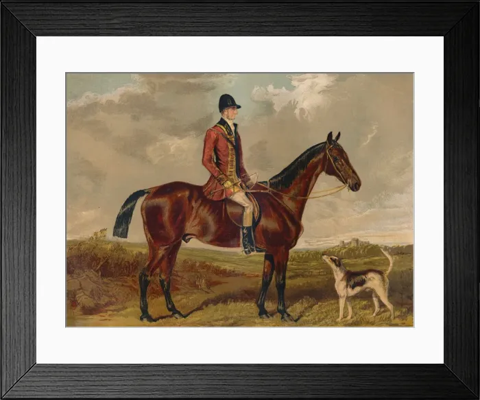 Framed Print : Mr Charles Davis - Huntsman of the Royal Buckhounds, c1860s, (c1879). Creator: Francis Grant Framed Print : Mr Charles Davis - Huntsman of the Royal Buckhounds, c1860s, (c1879). Creator: Francis Grant